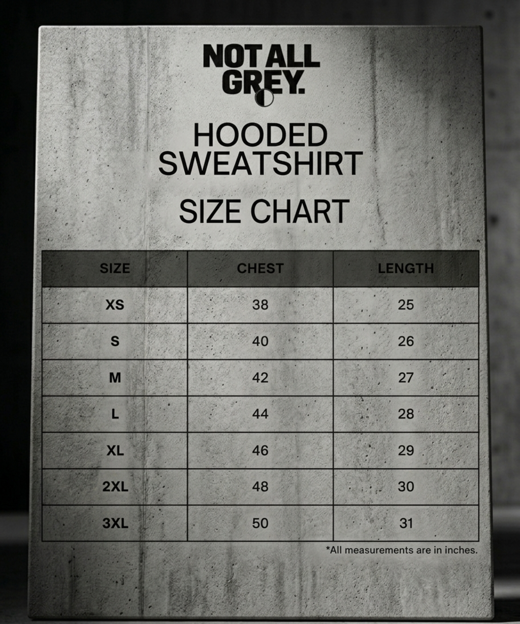 NOT ALL GREY Essentials — Unisex Hoodie