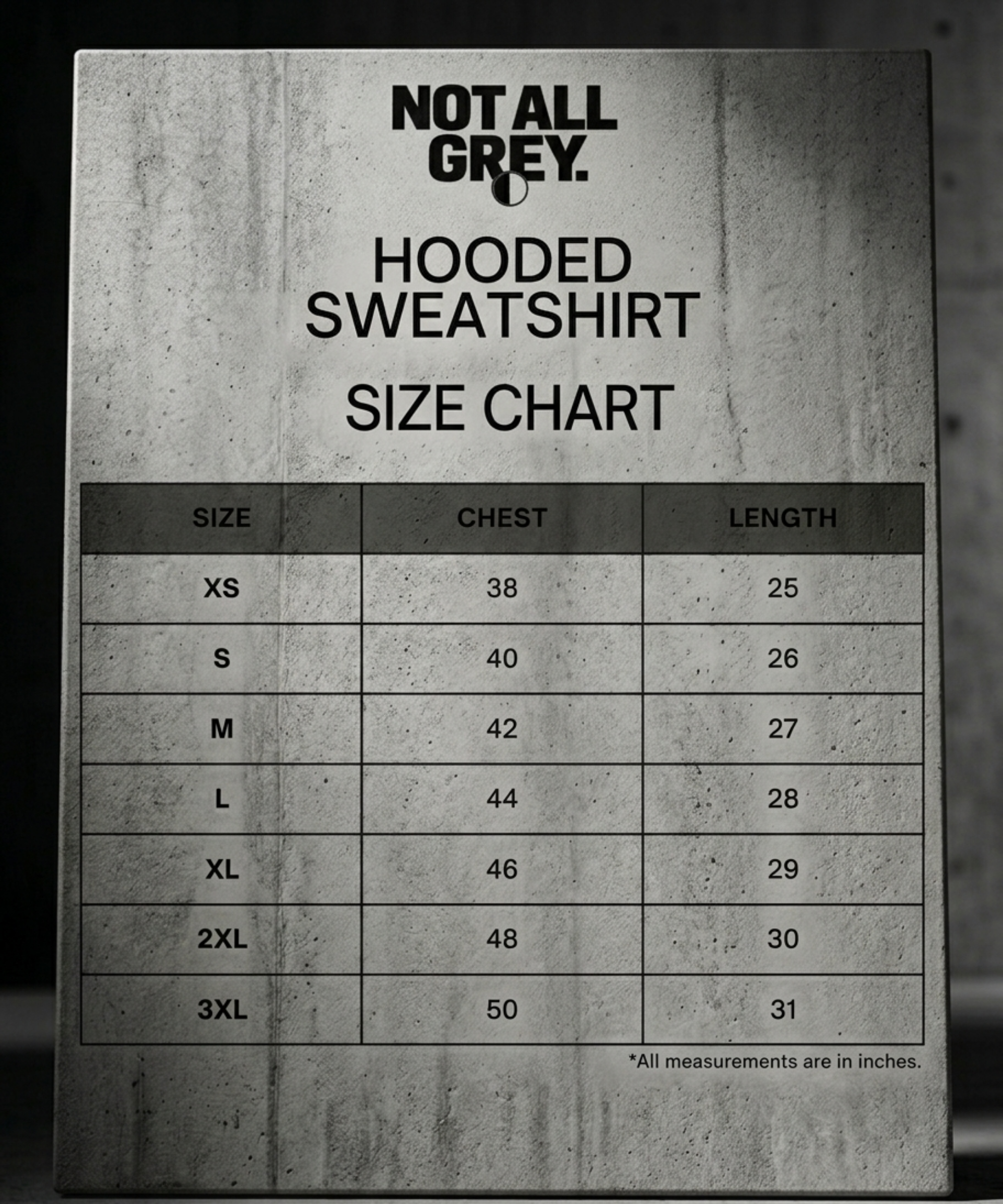 NOT ALL GREY Essentials — Unisex Hoodie