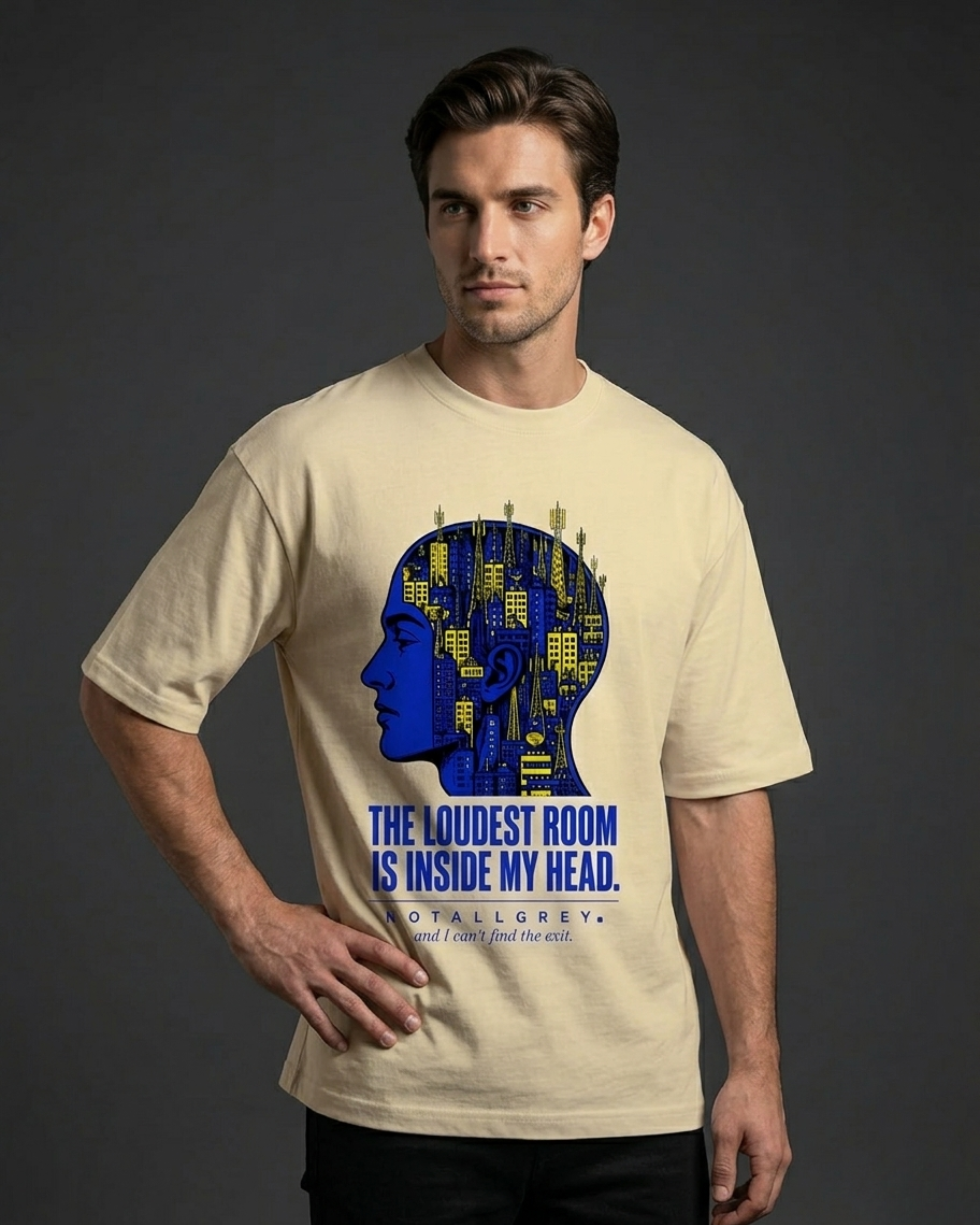 The Loudest Room Is Inside My Head — Oversized Tee